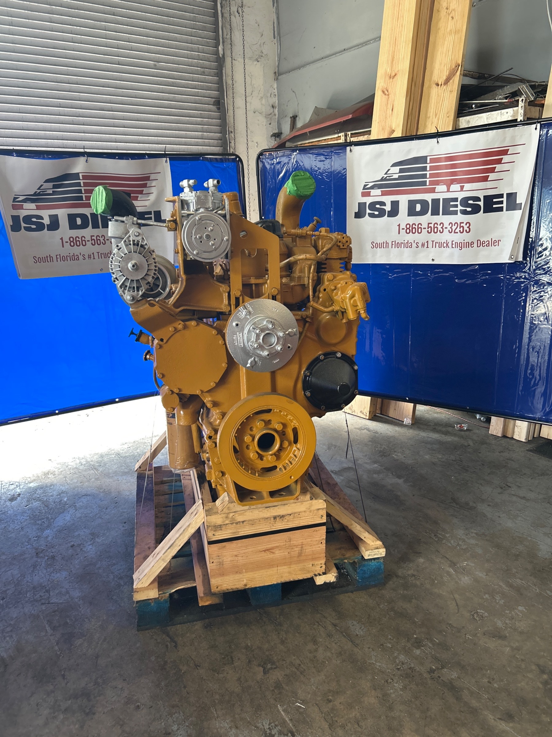 1996 Cat 3406b diesel engine, stock 10379 - photo 2