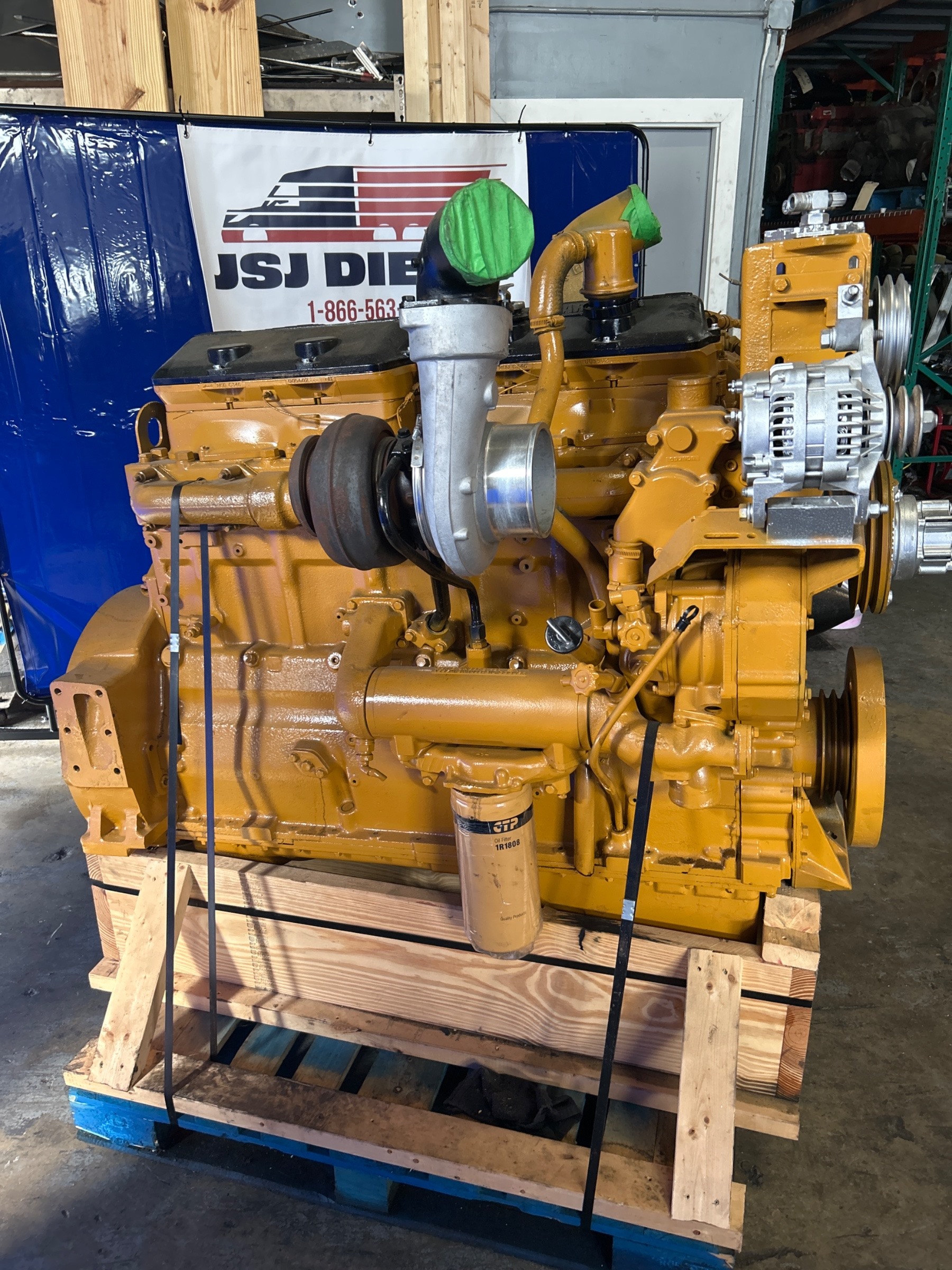 1996 Cat 3406b diesel engine, stock 10379 - photo 5
