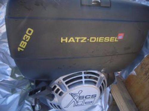2010 Hatz 1B30 diesel engine, stock 10074